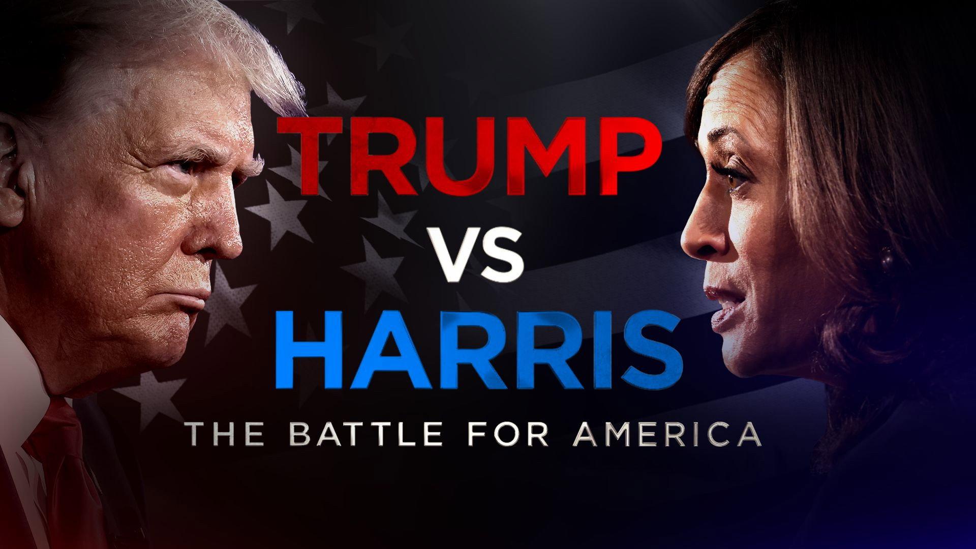 Trump vs. Harris: The Battle for America 2024 movie scene