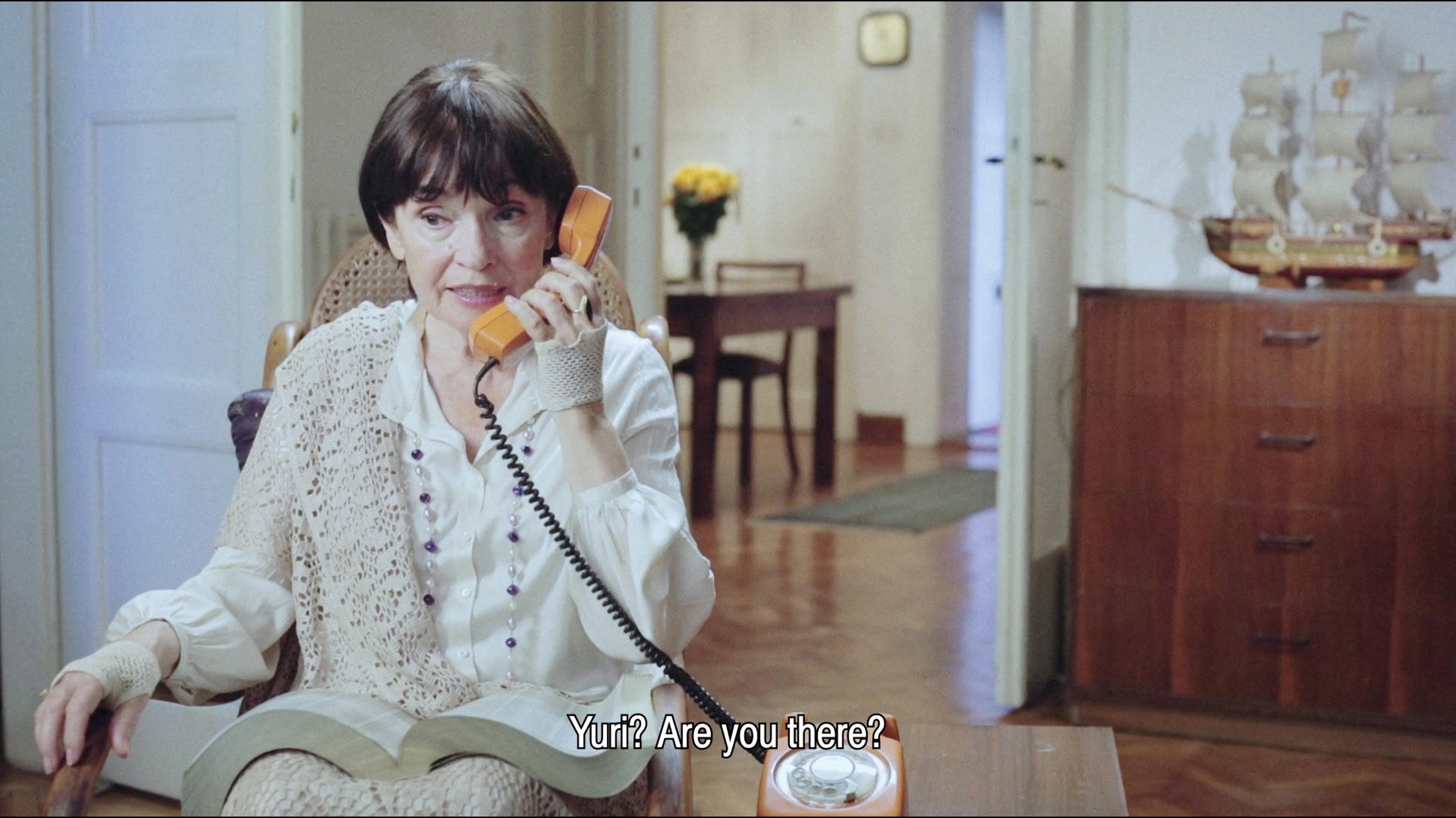 Yuri on the Phone 2007 movie scene