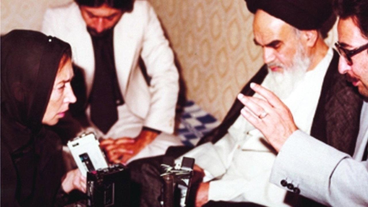 Oriana Fallaci intervista Ayatollah Khomeini 1979 movie scene