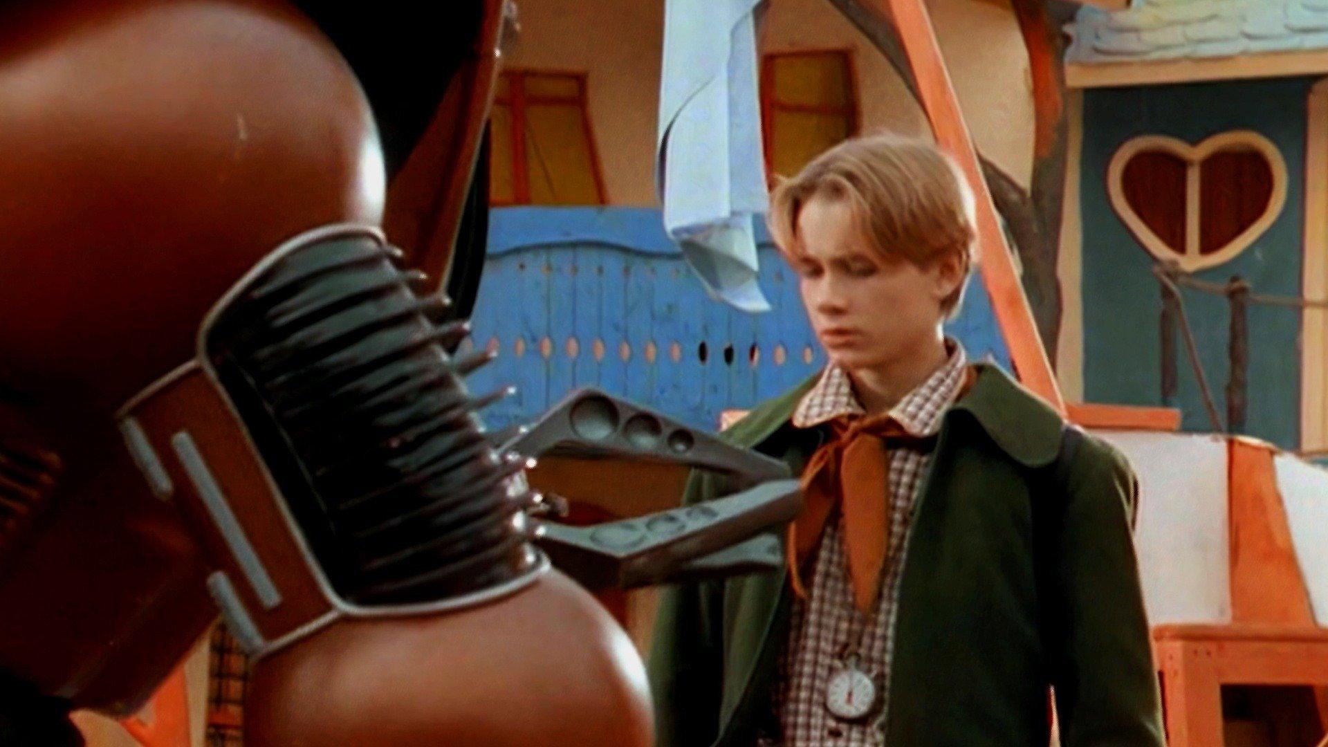 Josh Kirby... Time Warrior: Trapped on Toyworld 1995 movie scene