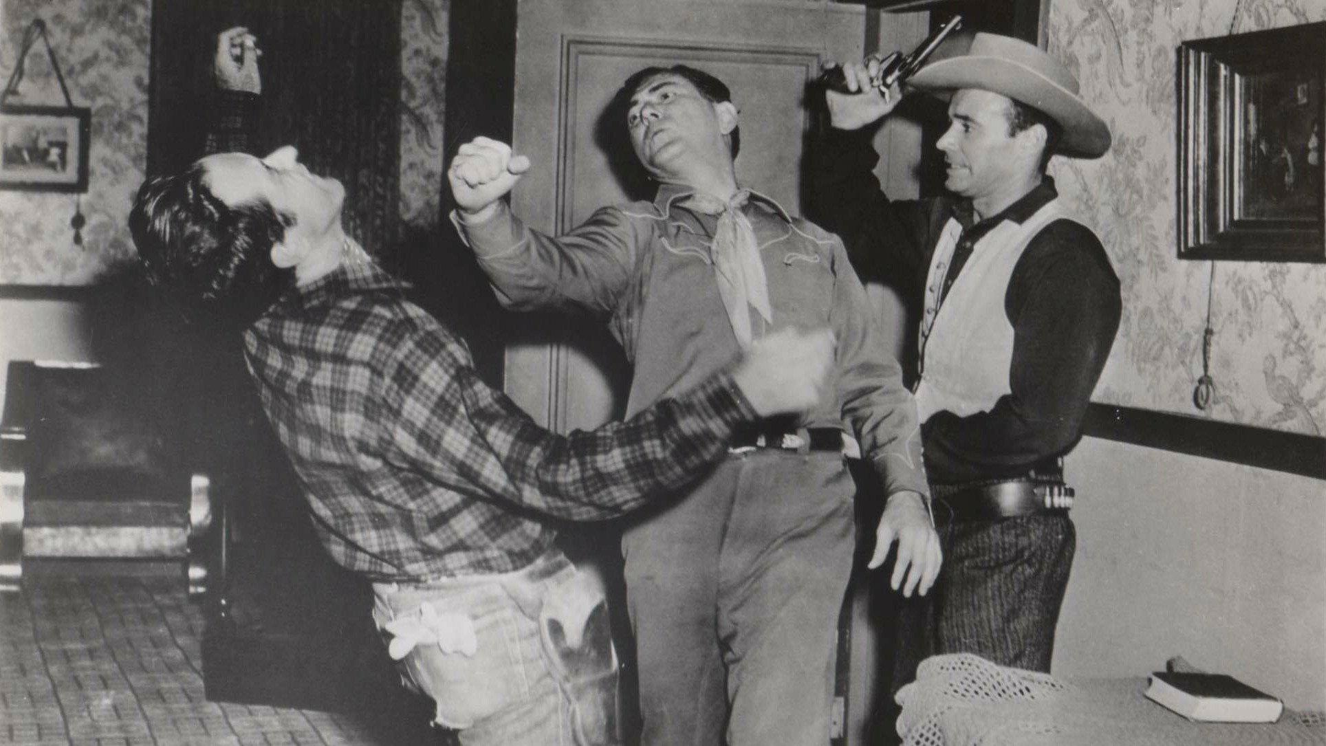 Gunning for Justice 1948 movie scene