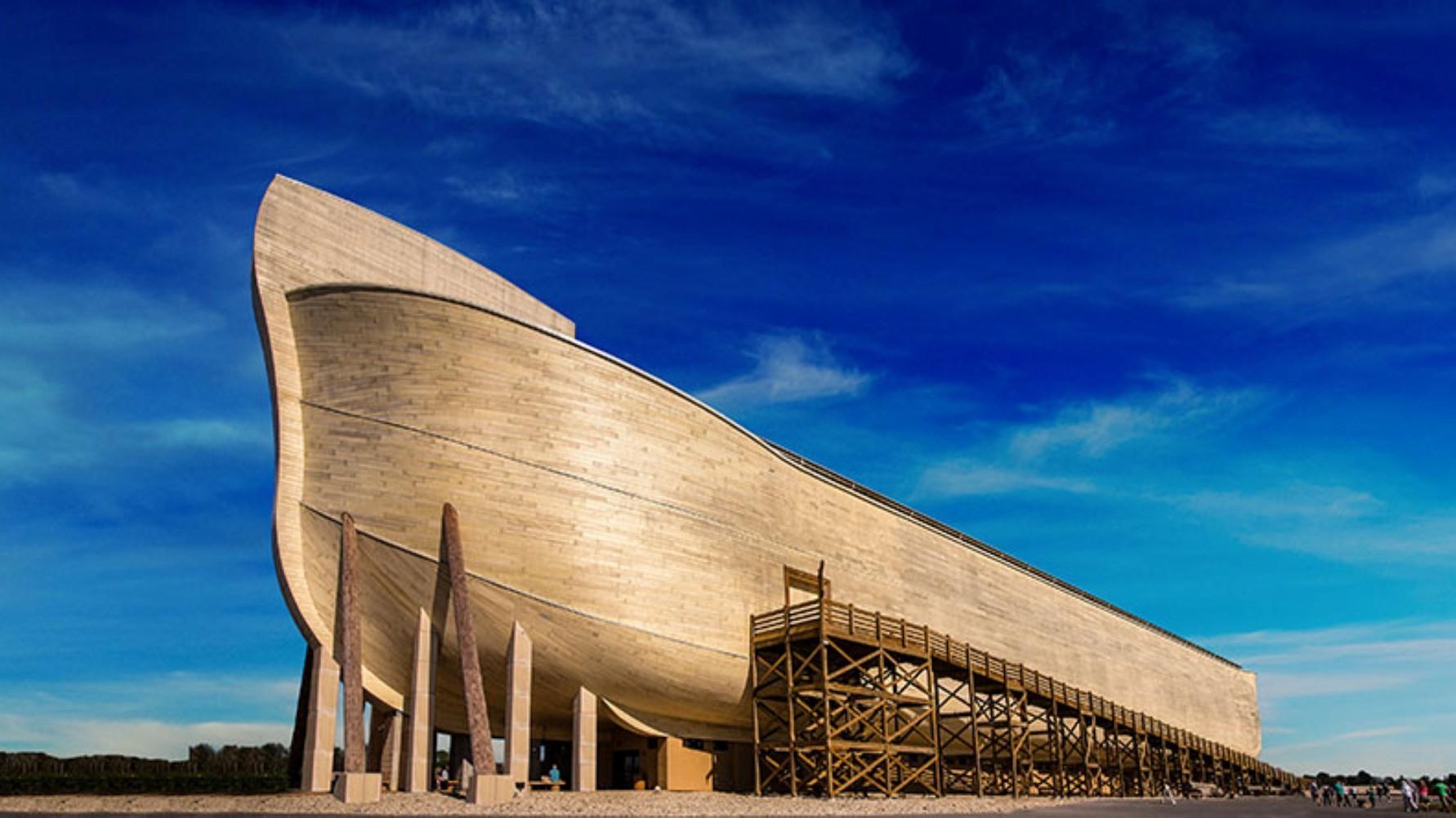 The Building of the Ark Encounter 2016 movie scene
