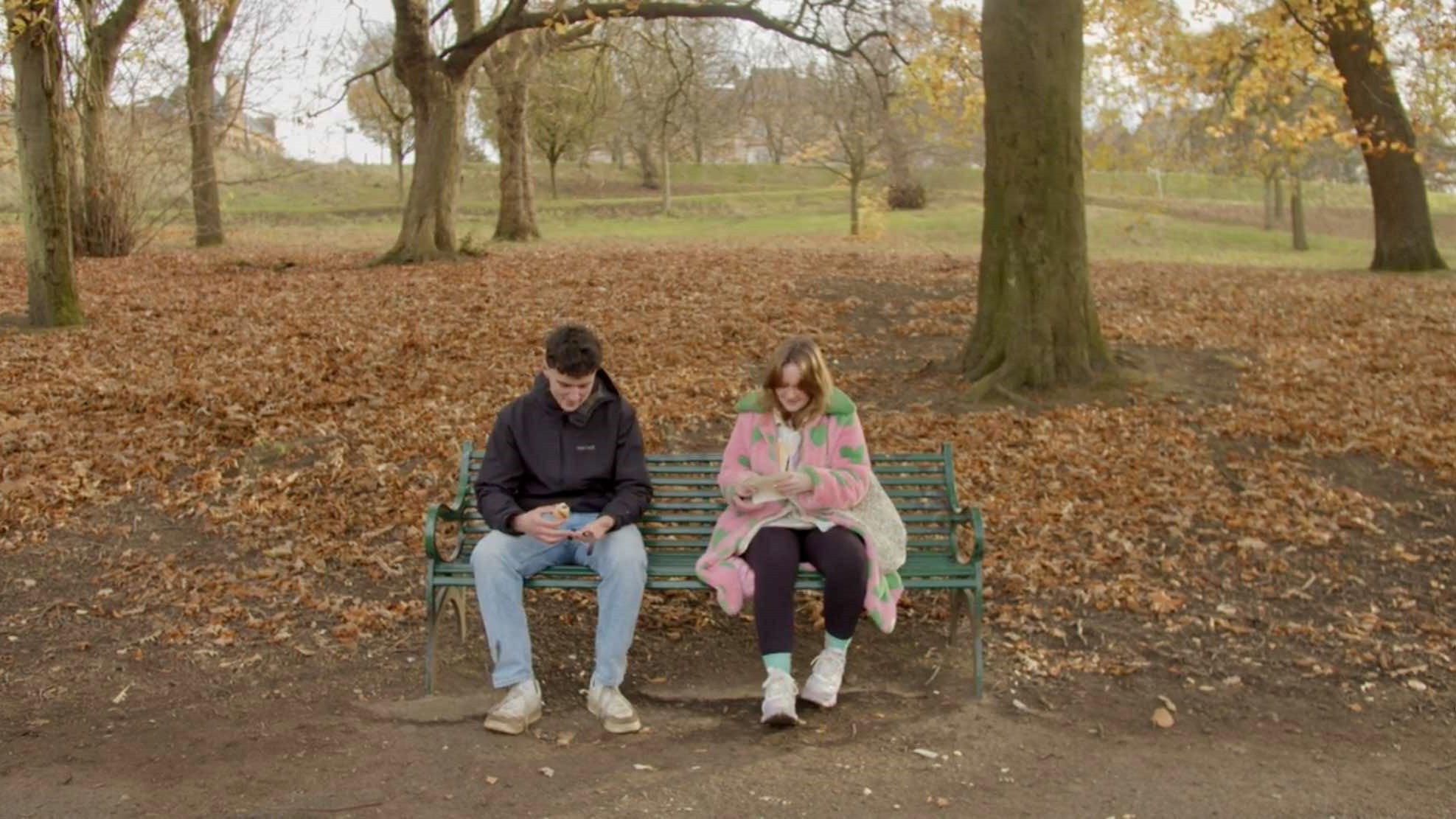 On the Bench 2025 movie scene