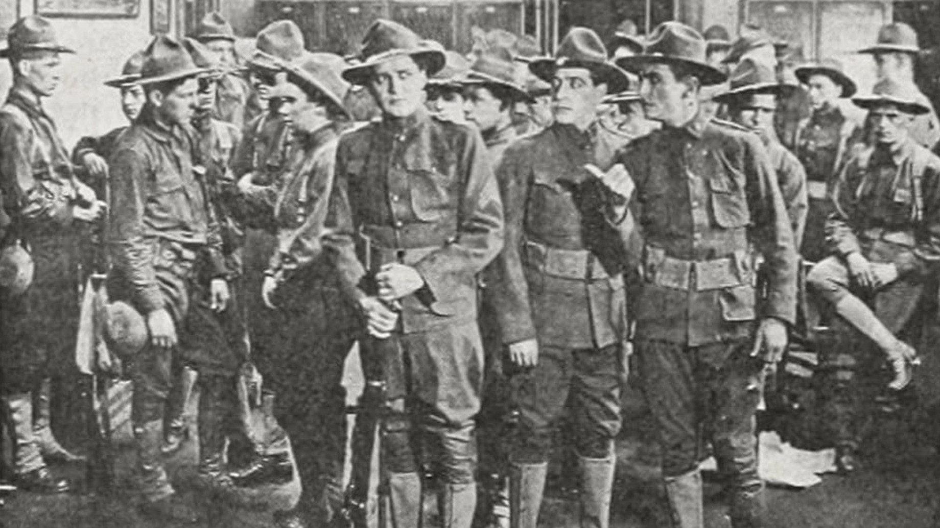 The Man Who Was Afraid 1917 movie scene