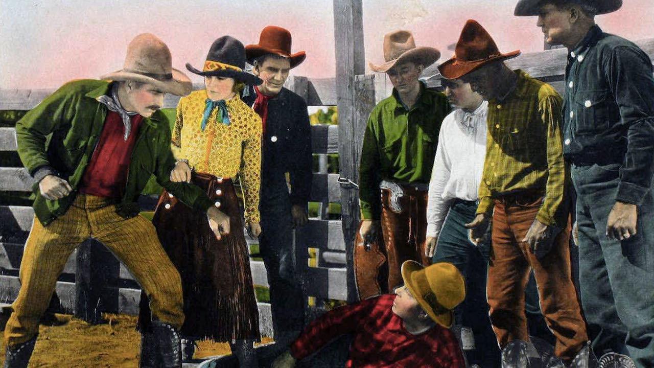 Let 'er Buck 1925 movie scene