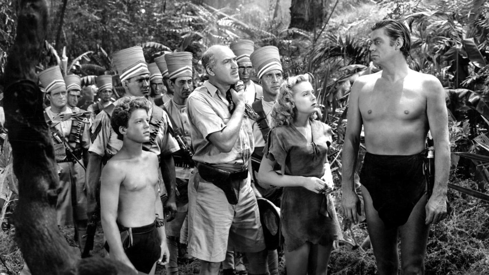 Tarzan and the Huntress 1947 movie scene