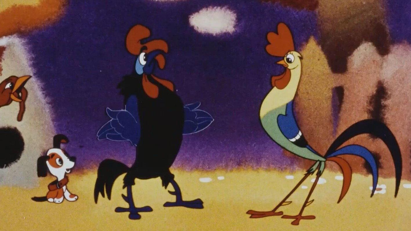 Rooster and Paint 1964 movie scene