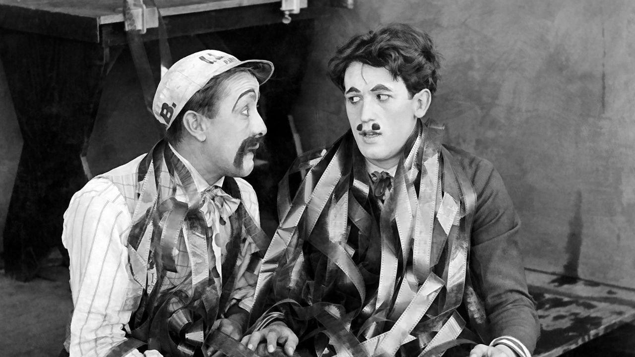 Luke's Movie Muddle 1916 movie scene