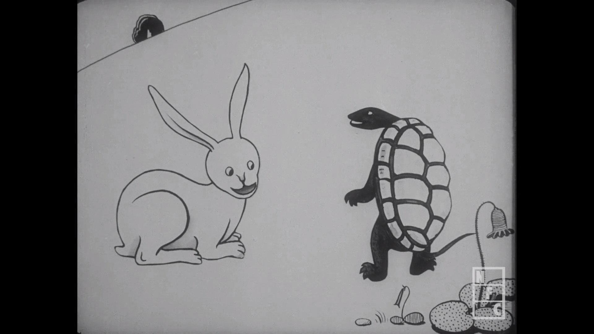 The Hare and the Tortoise 1924 movie scene