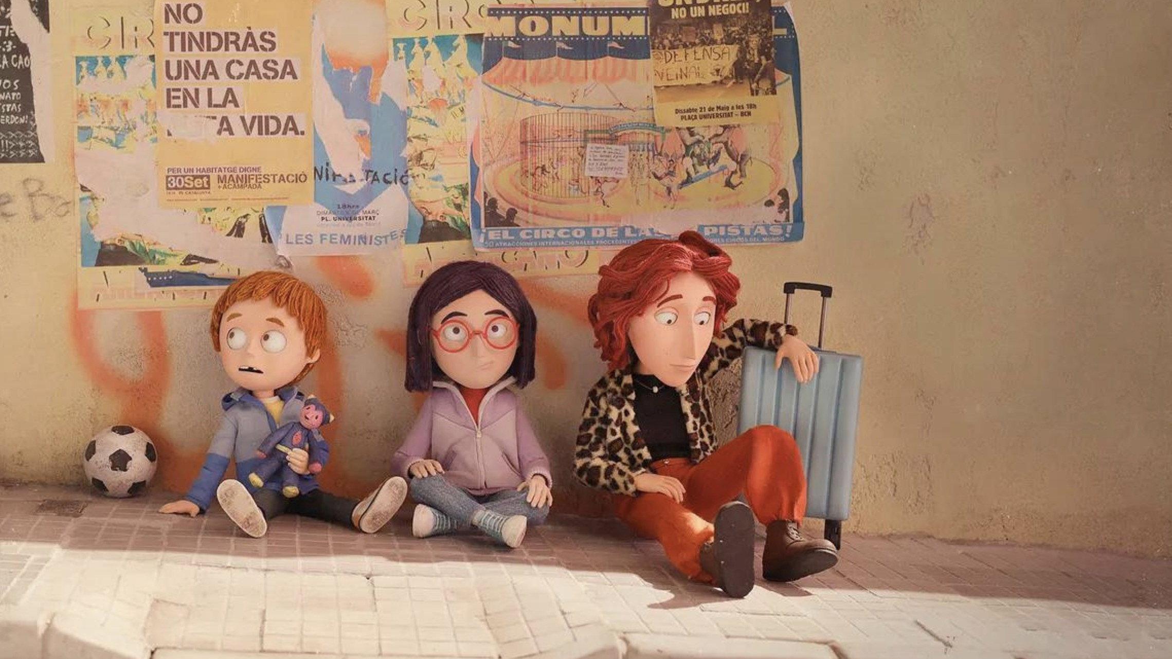 Olivia and the Invisible Earthquake 2025 movie scene