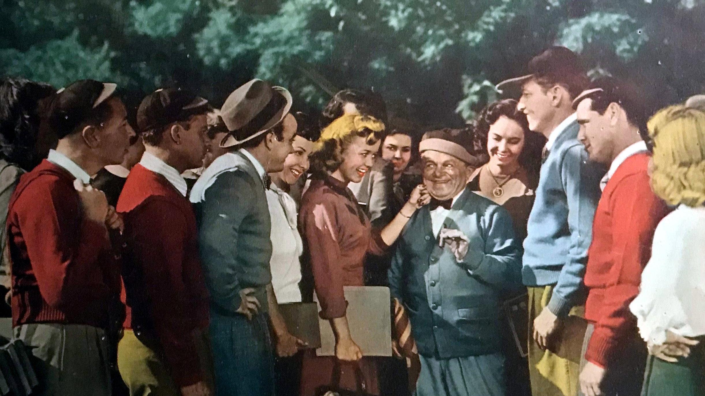 Hold That Line 1952 movie scene