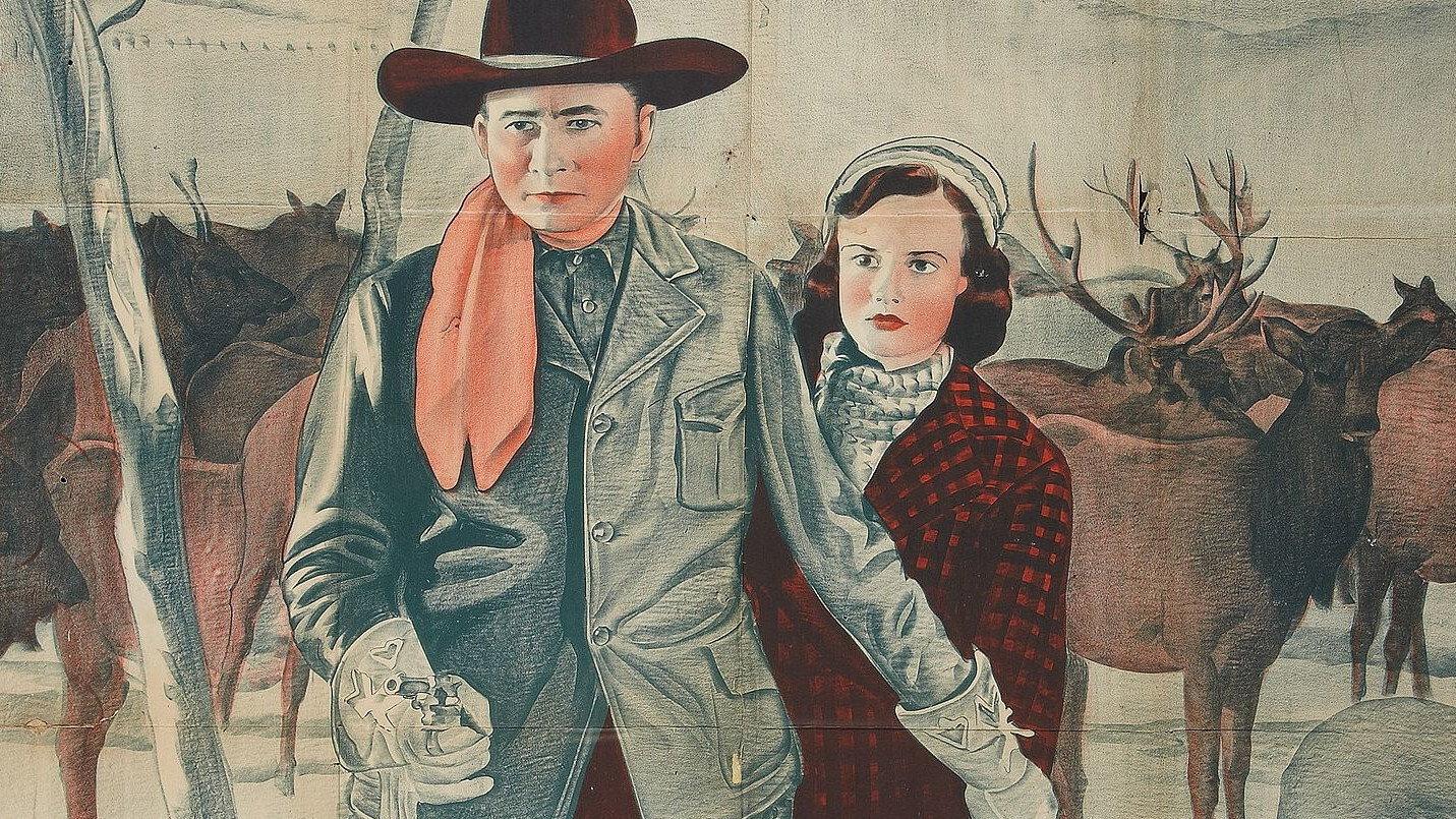 Down the Wyoming Trail 1939 movie scene