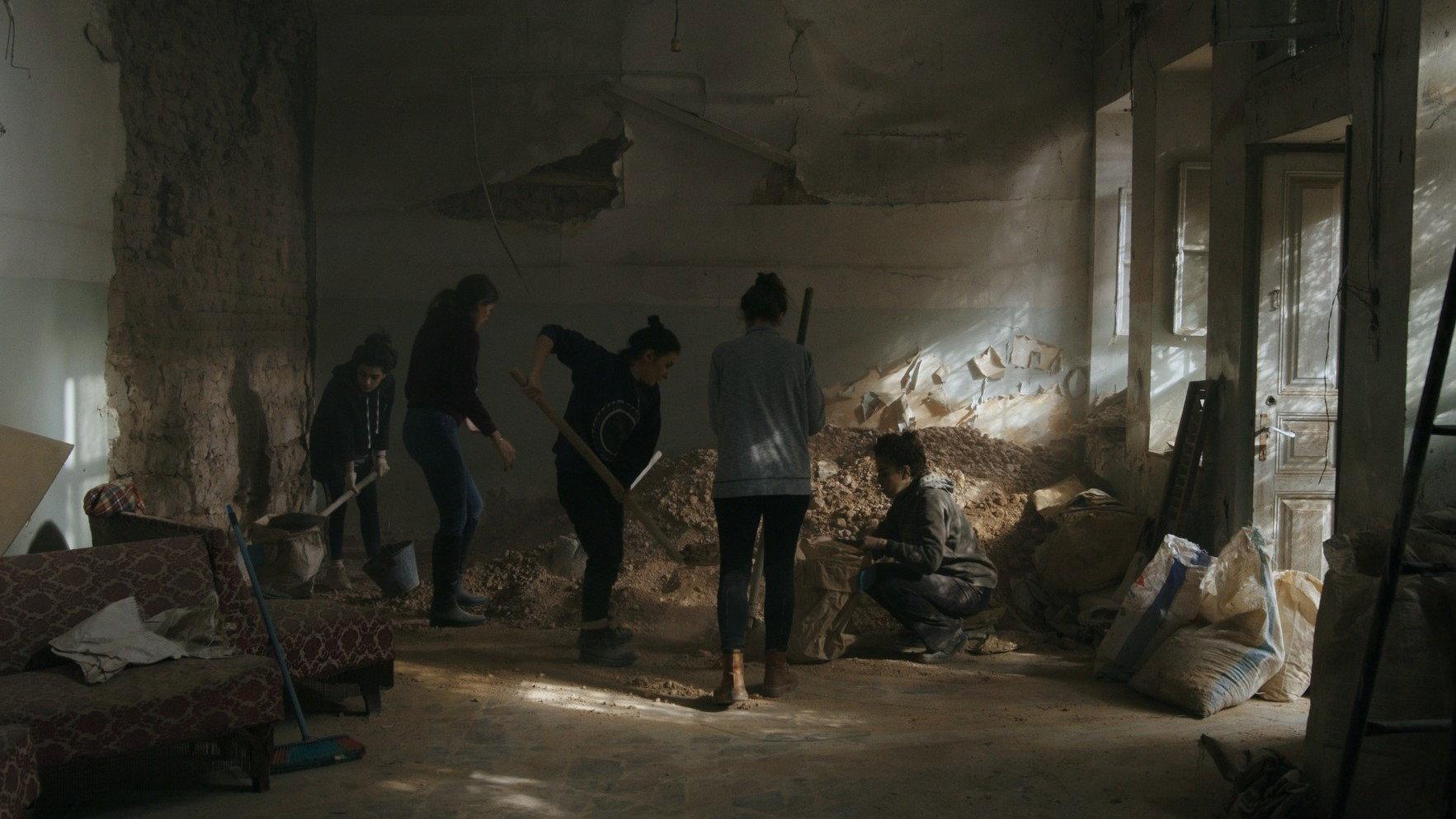 Under the Sky of Damascus 2023 movie scene