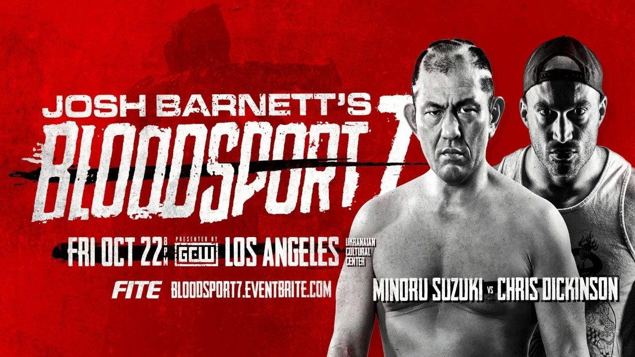 GCW Josh Barnett's Bloodsport 7 2021 movie scene