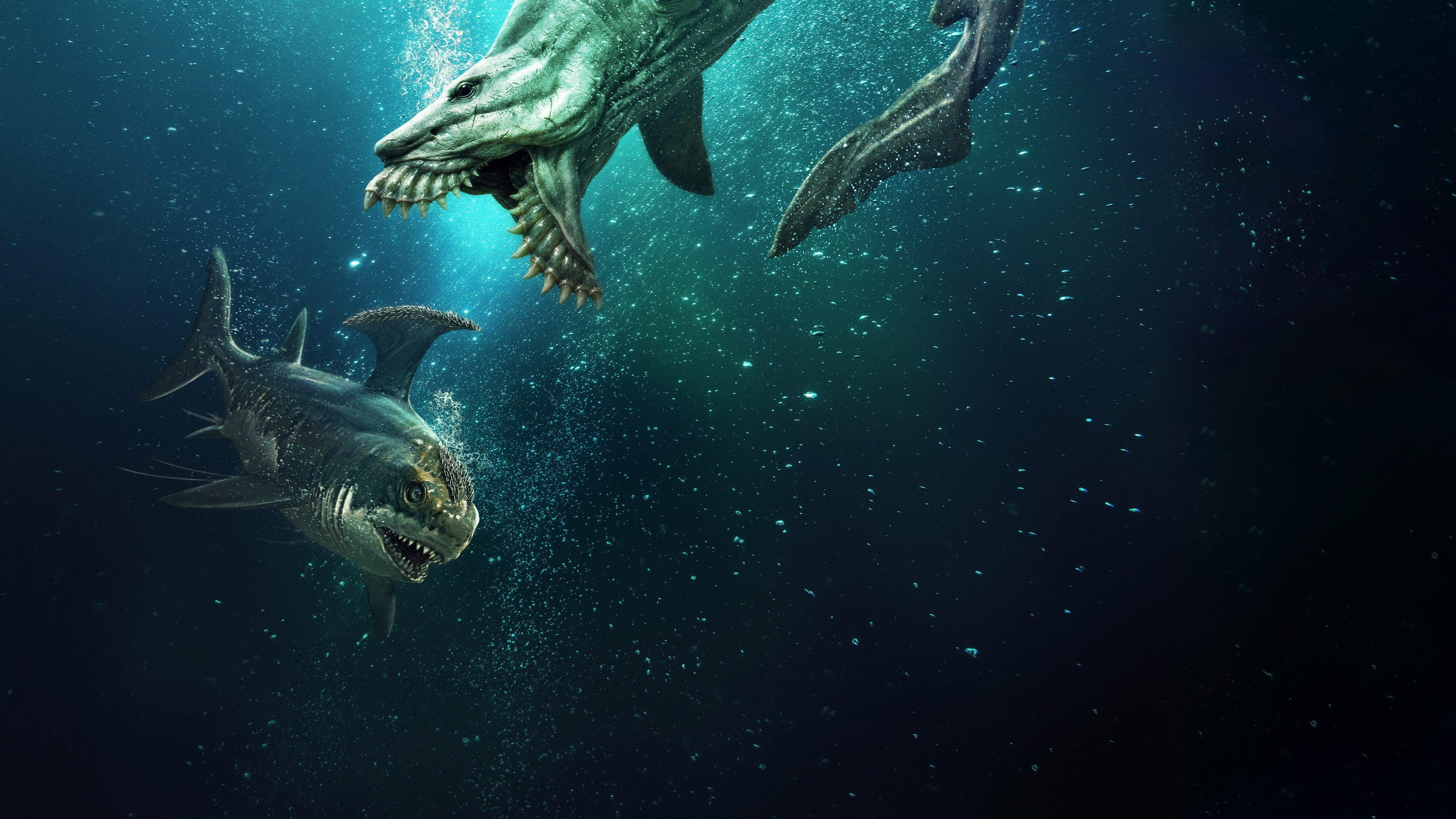 Jurassic Sharks 2026 movie scene