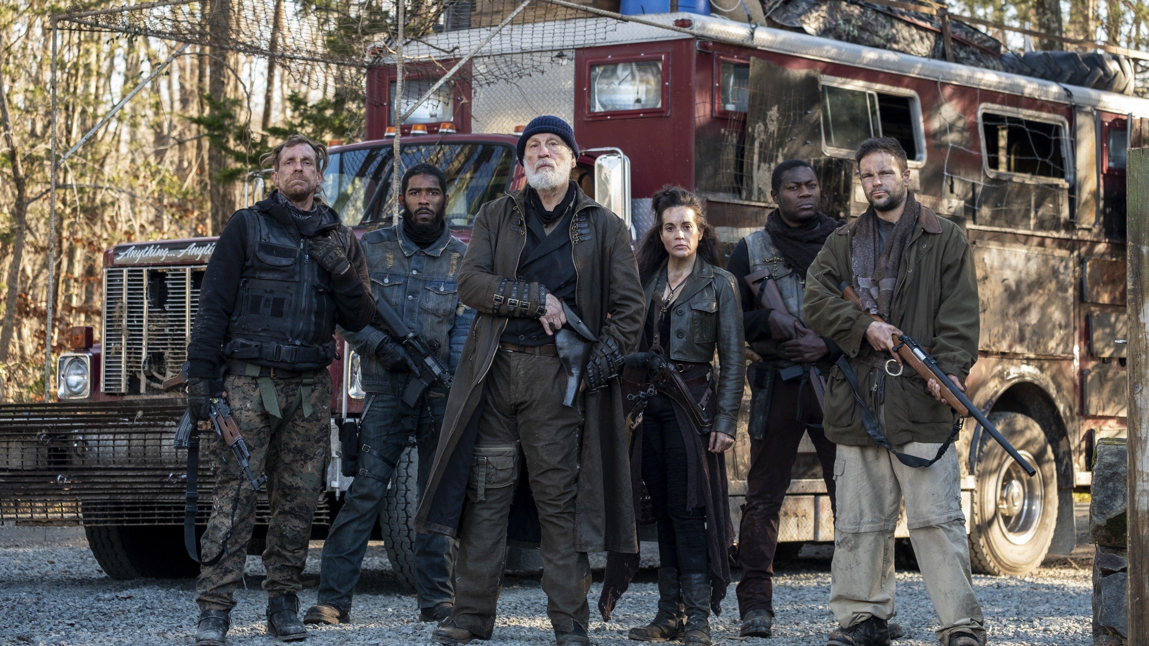 The Survivalist 2021 movie scene