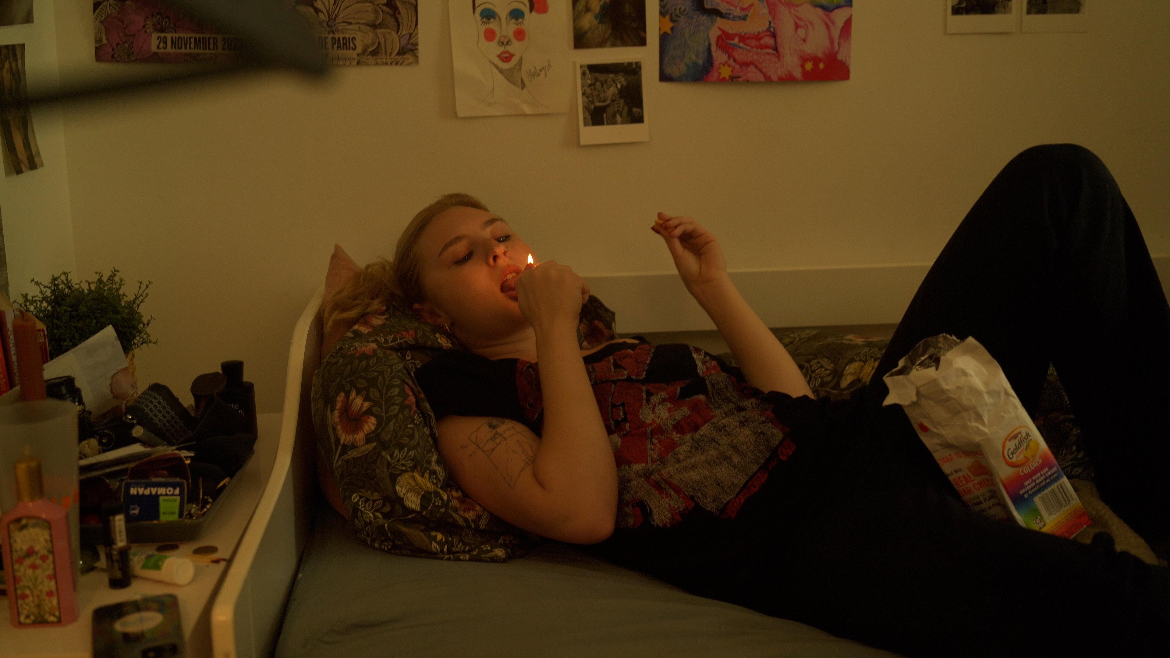 Sleepover at the End of the World 2024 movie scene