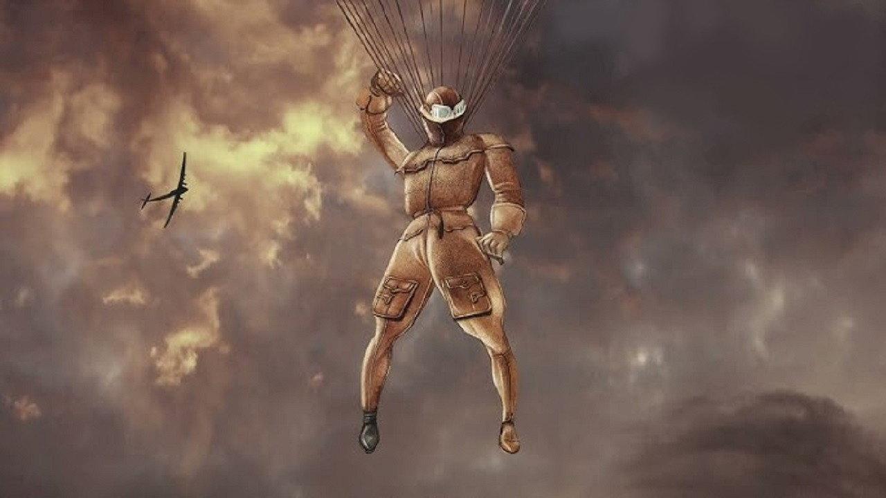 The Flying Painter 1937 movie scene