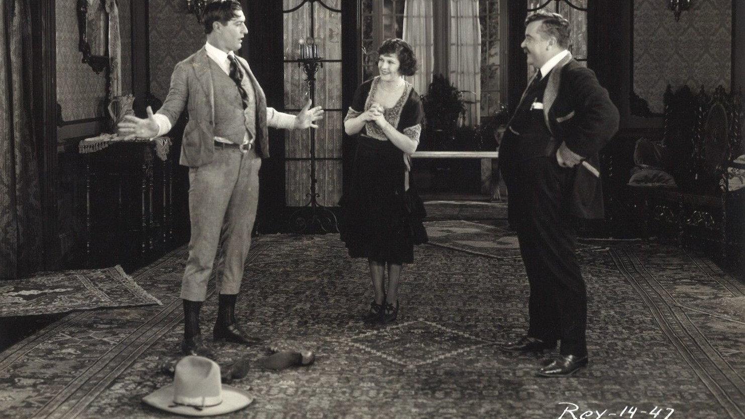 Big Town Round-Up 1921 movie scene