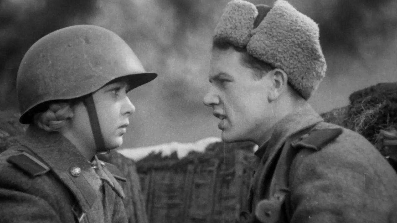 Private Aleksandr Matrosov 1947 movie scene