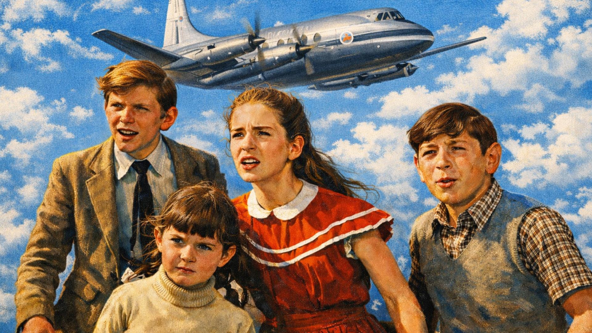 The Stolen Airliner 1955 movie scene