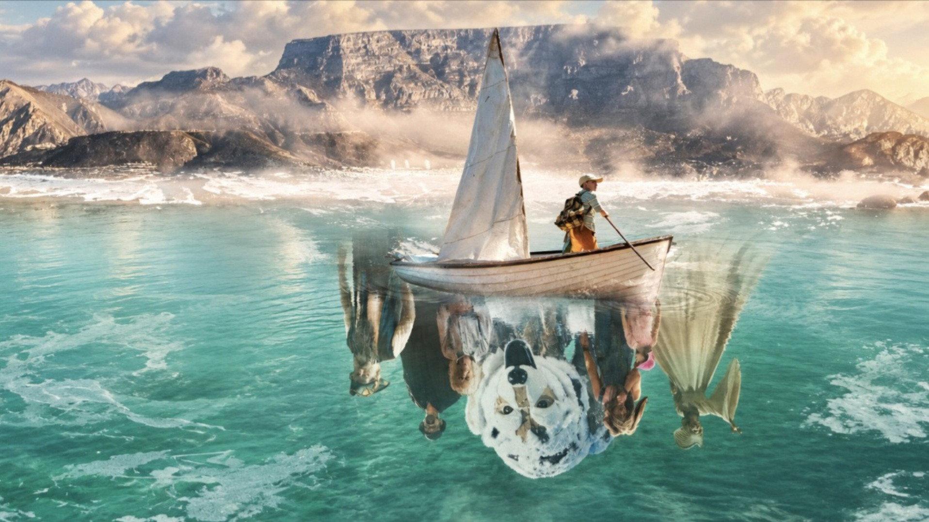 Silas and the Polar Bear on Table Mountain 2026 movie scene