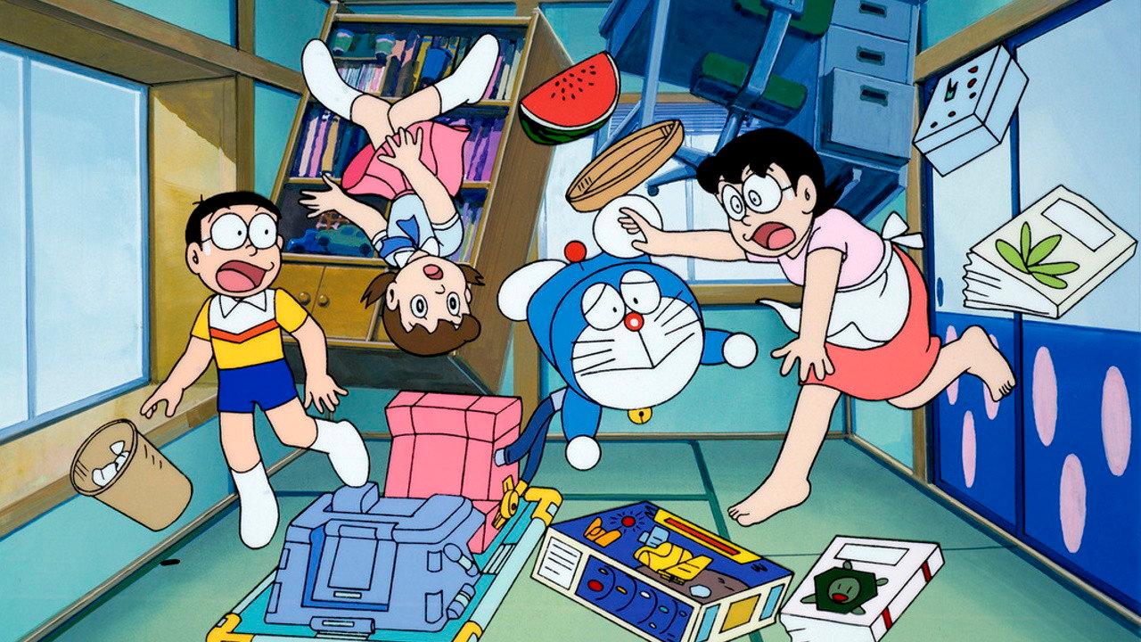 Doraemon: Nobita Drifts in the Universe 1999 movie scene