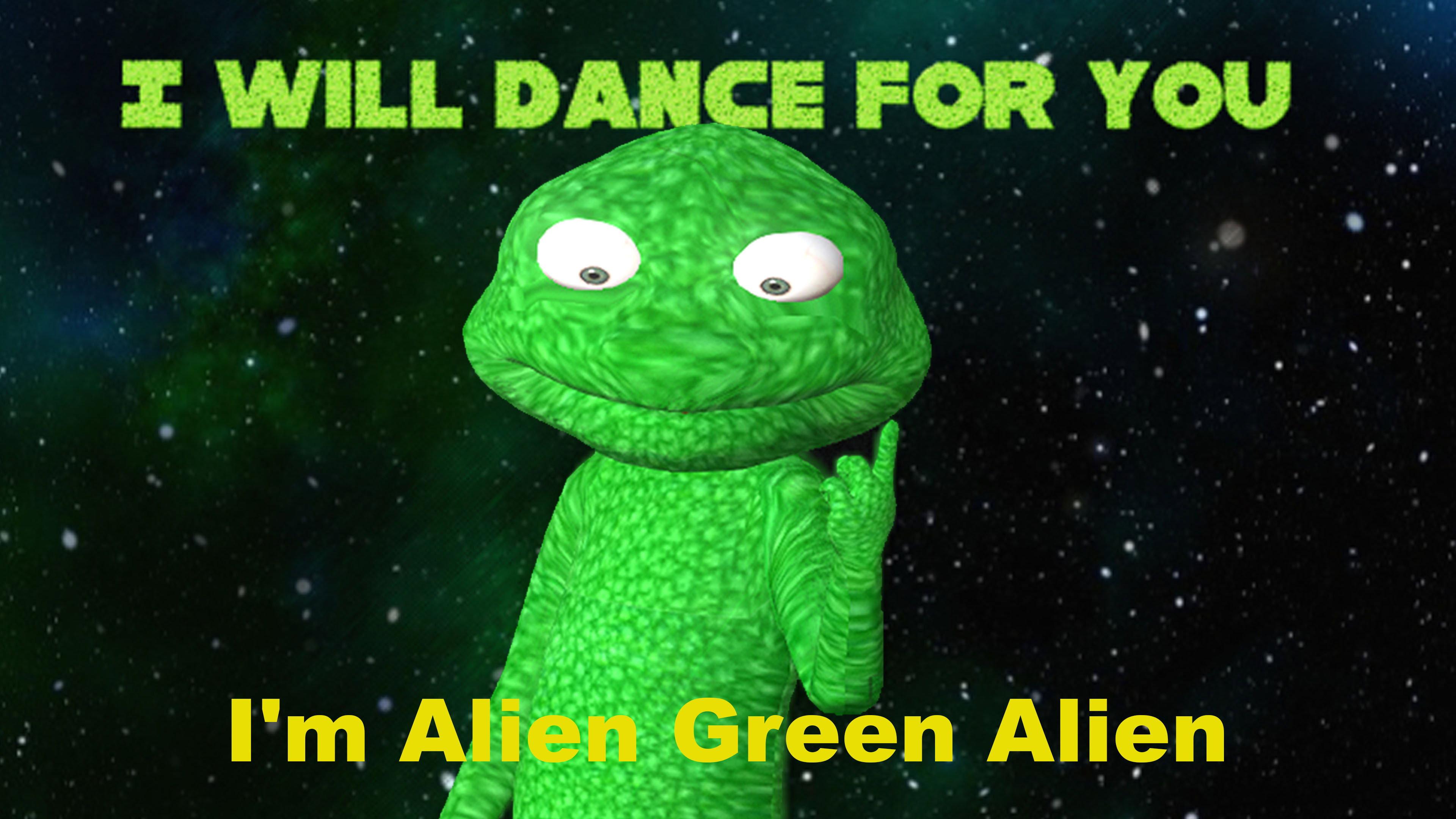 I'm Alien Green Alien: I will dance for you 2022 movie scene