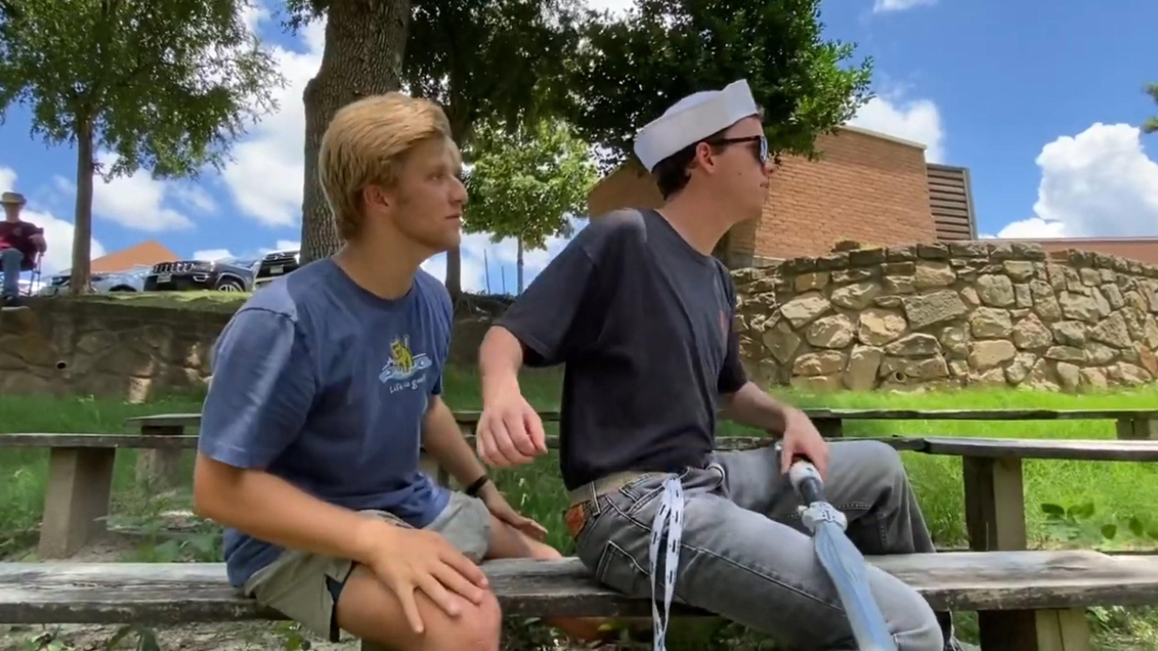 Chris and Bart Find America 2021 movie scene