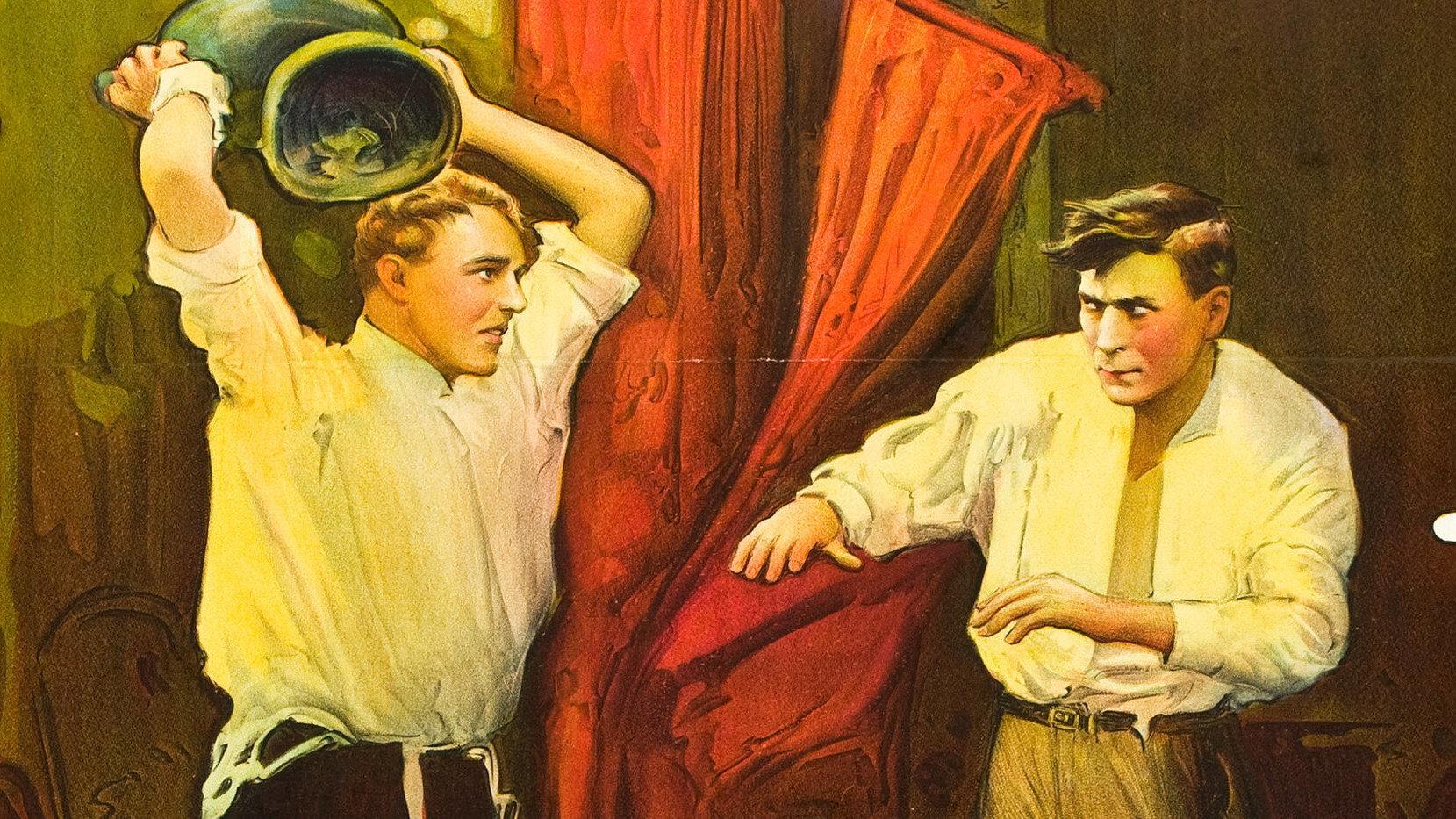 Between Men 1916 movie scene