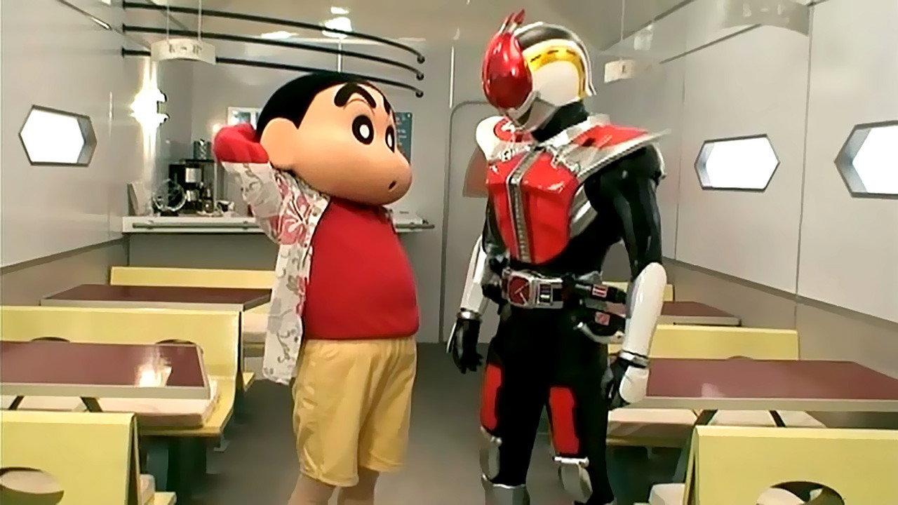 Crayon Shin-chan Midsummer Night: I Have Arrived! The Storm is Called Den-O vs. Shin-O! 60 Minute Special!! 2007 movie scene
