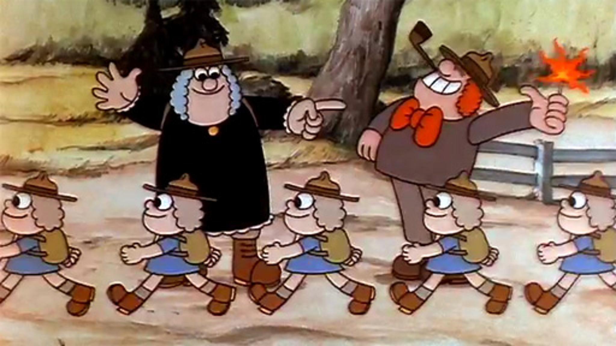 The Old Lady's Camping Trip 1983 movie scene