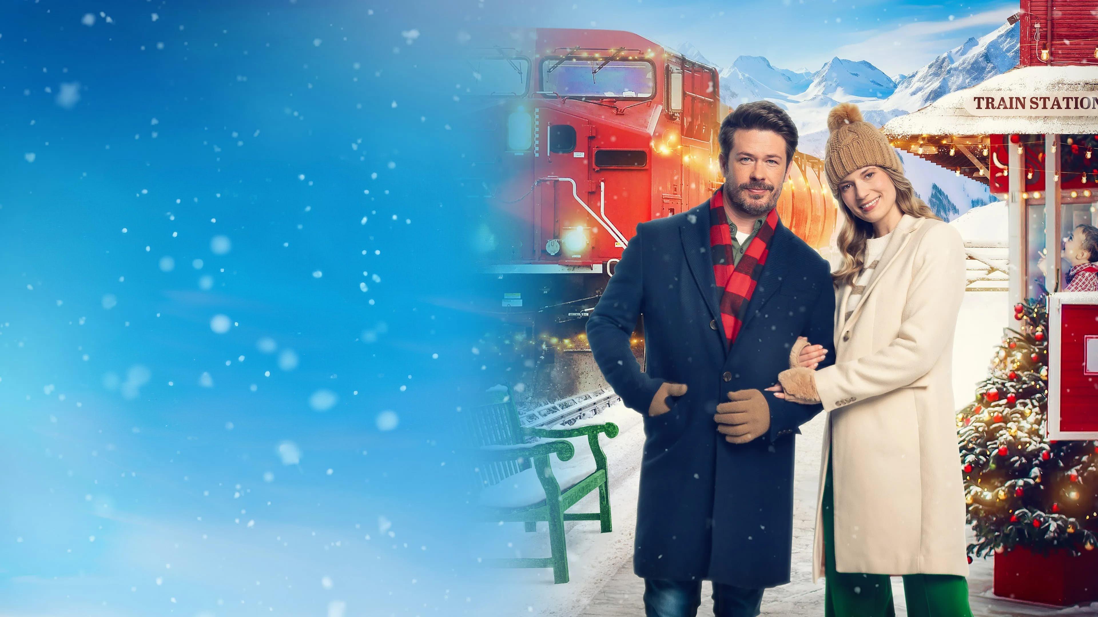 Meet Me at the Christmas Train Parade 2024 movie scene