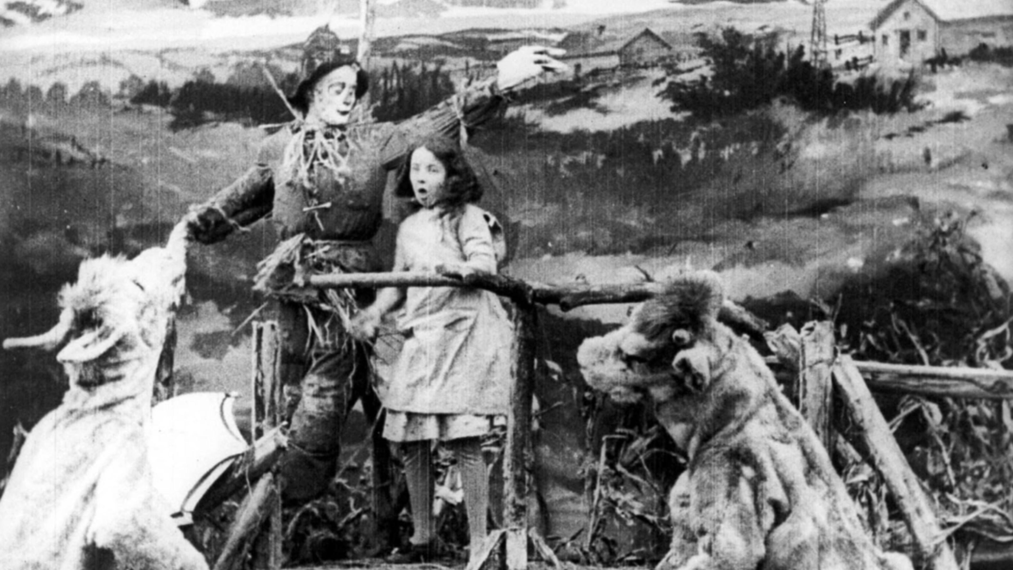 The Wonderful Wizard of Oz 1910 movie scene