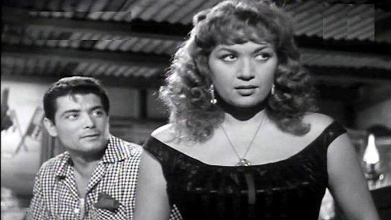 A Woman on the Road 1958 movie scene