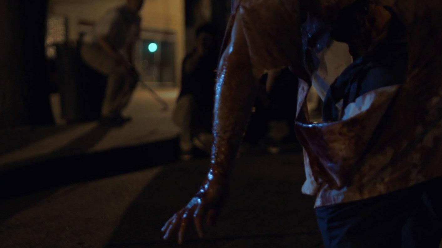 Zombacter: Center City Contagion 2020 movie scene