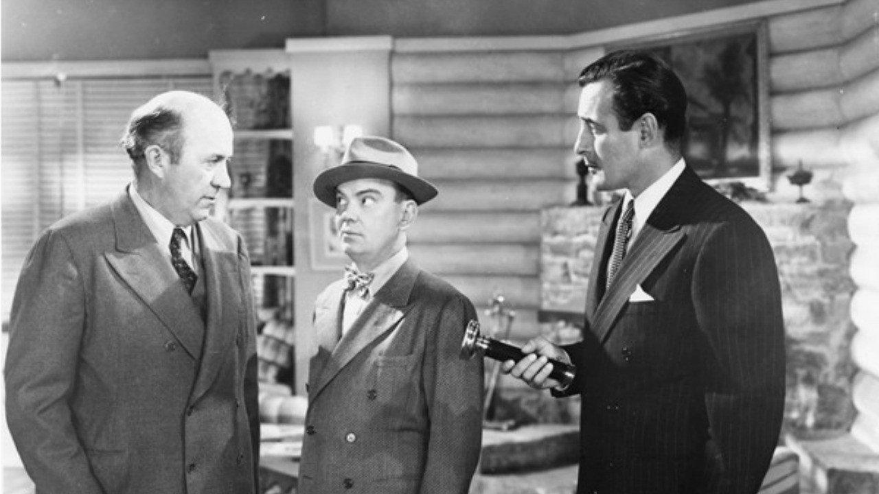 The Falcon Strikes Back 1943 movie scene