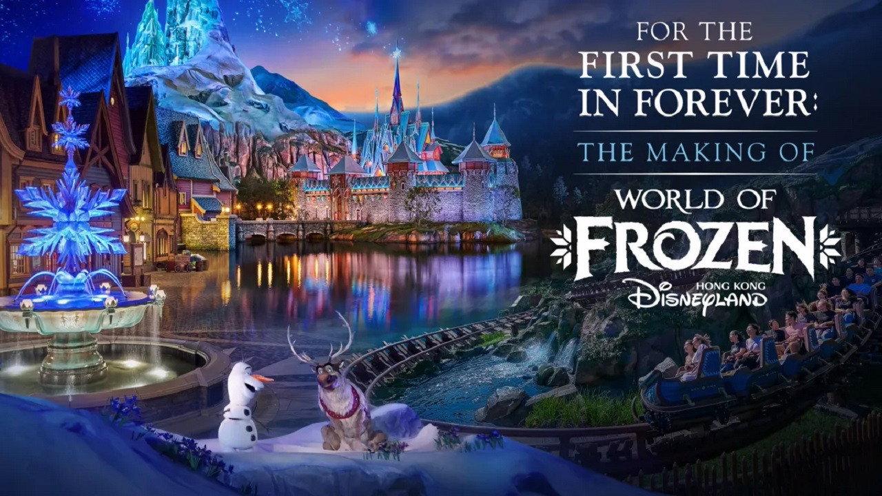 For the First Time in Forever: The Making of World of Frozen 2024 movie scene