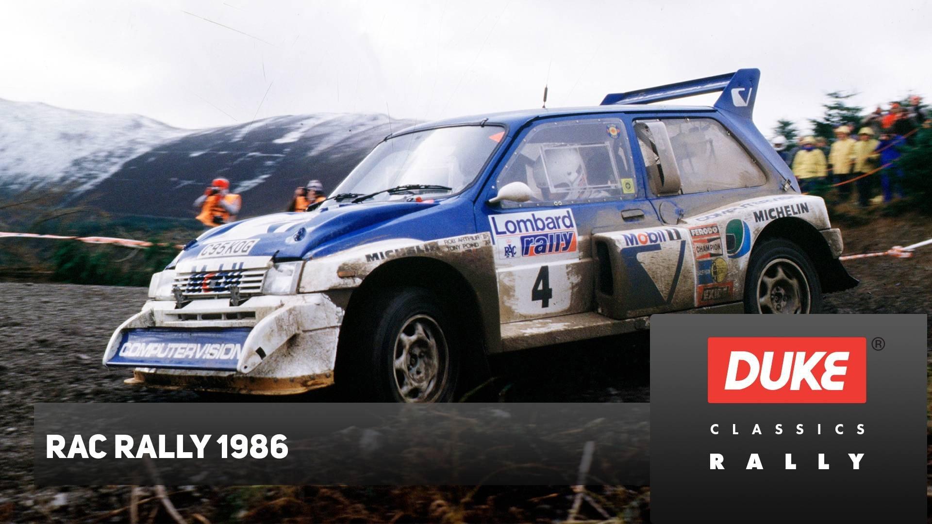 RAC Rally 1986 1986 movie scene