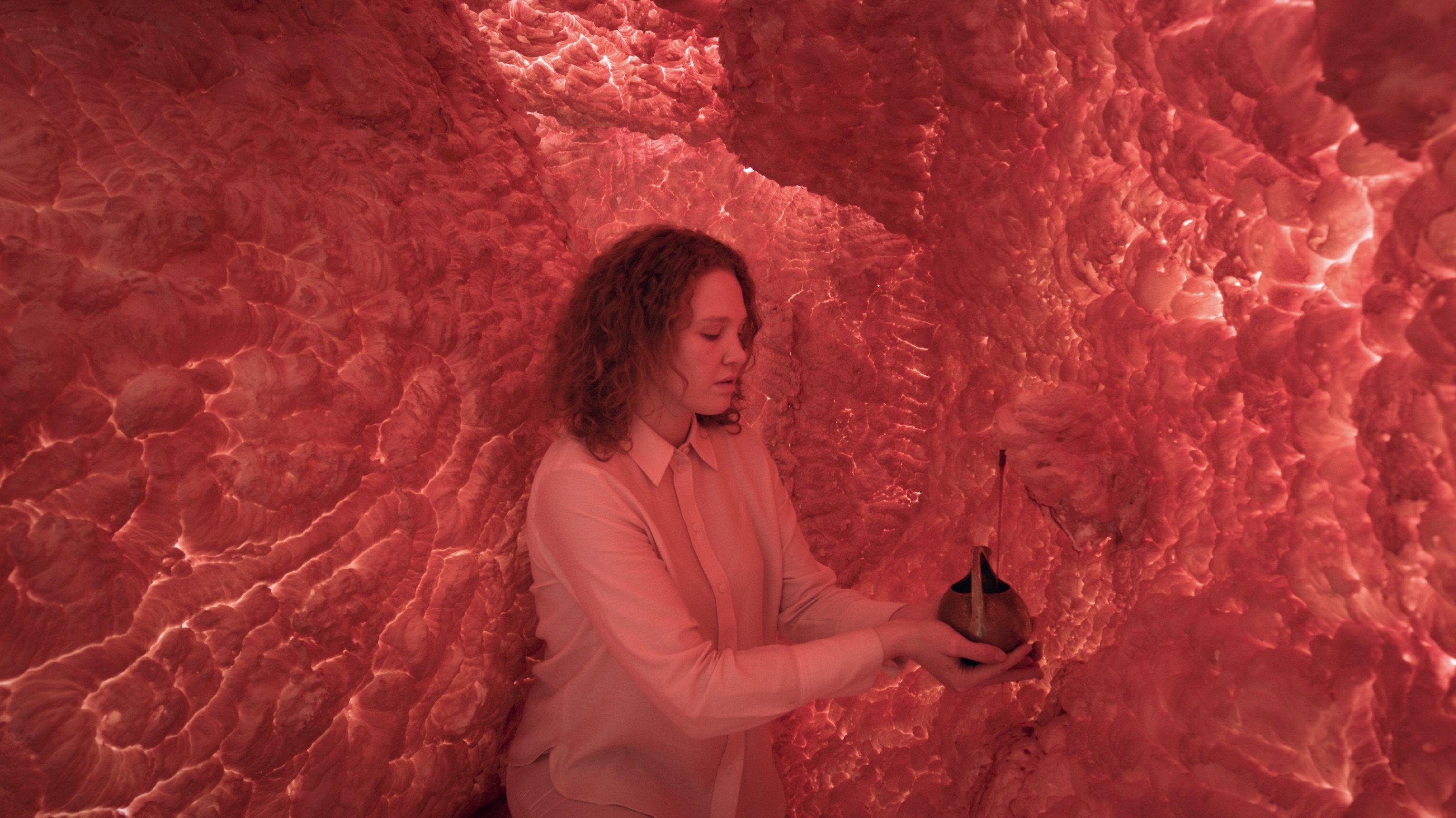 THE WOMAN WHOSE HEAD WAS AN ASTEROID 2026 movie scene