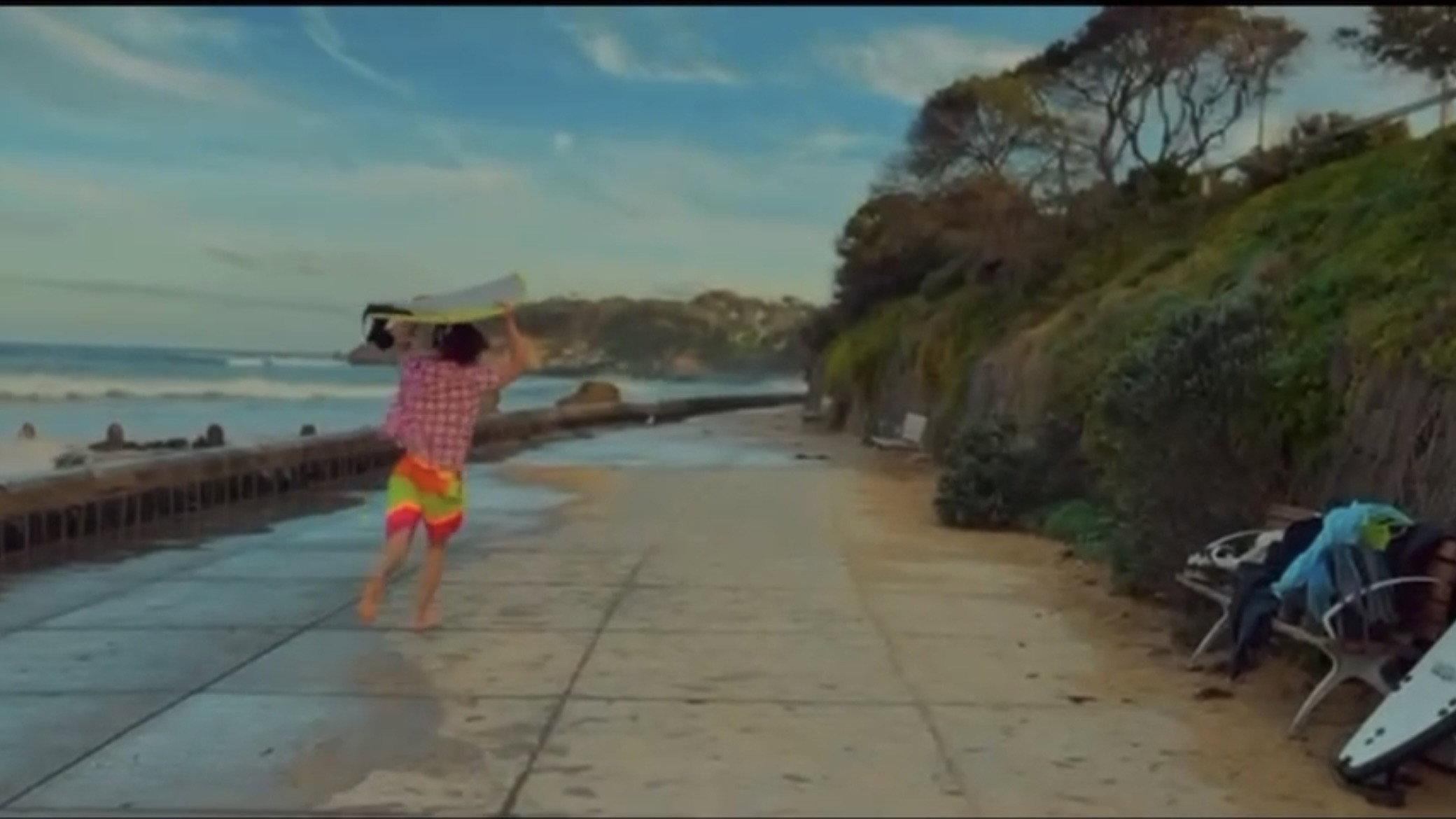 A Surfer's Day Off 2025 movie scene