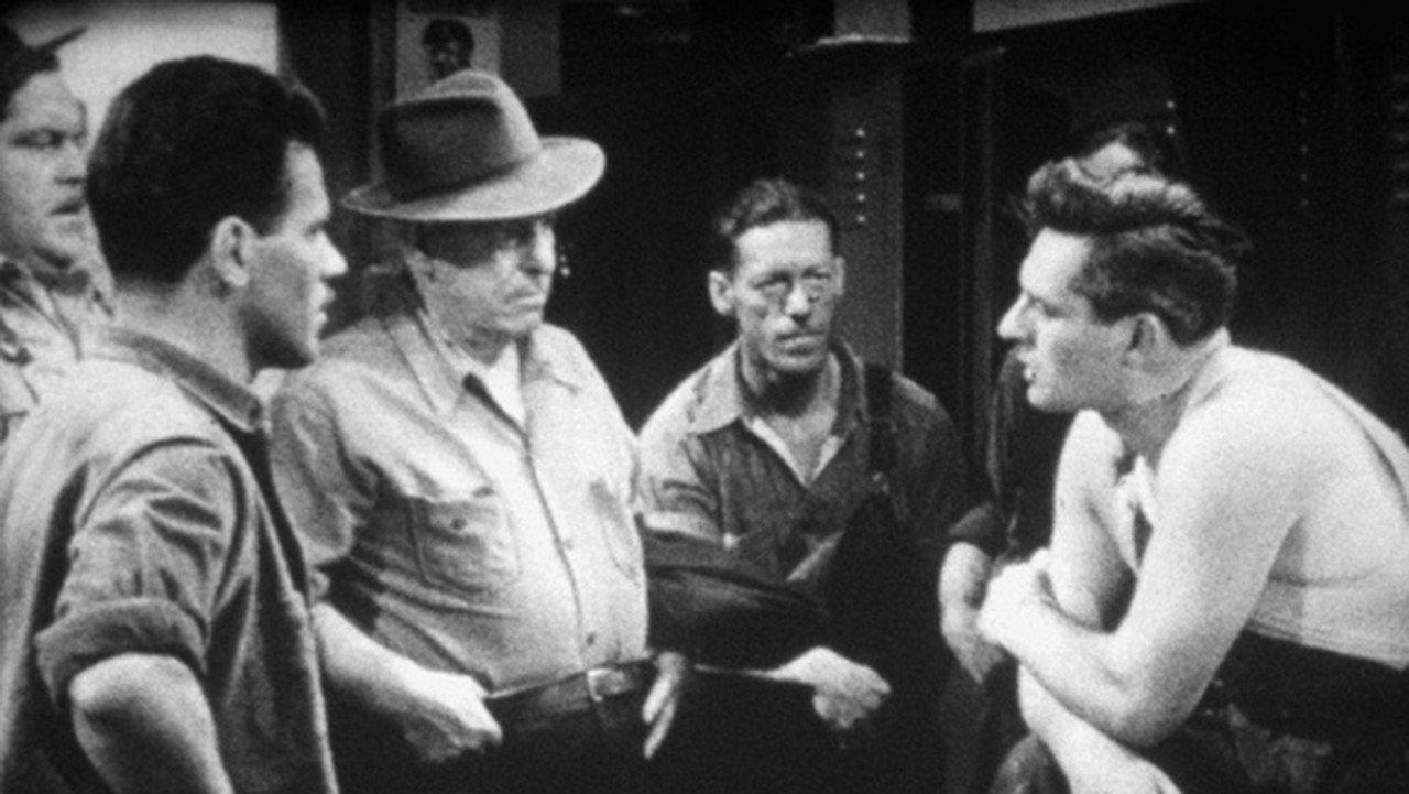 Employment contract 1950 movie scene