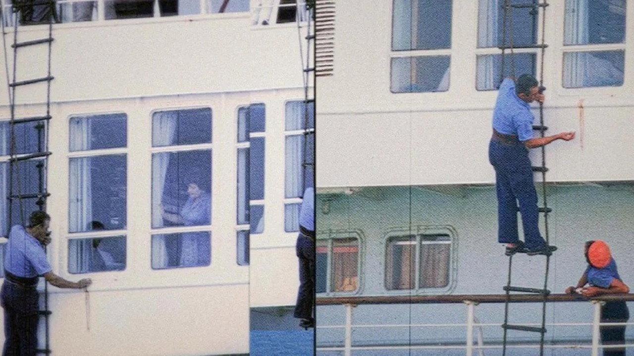 Achille Lauro - The terror cruise 2025 movie scene