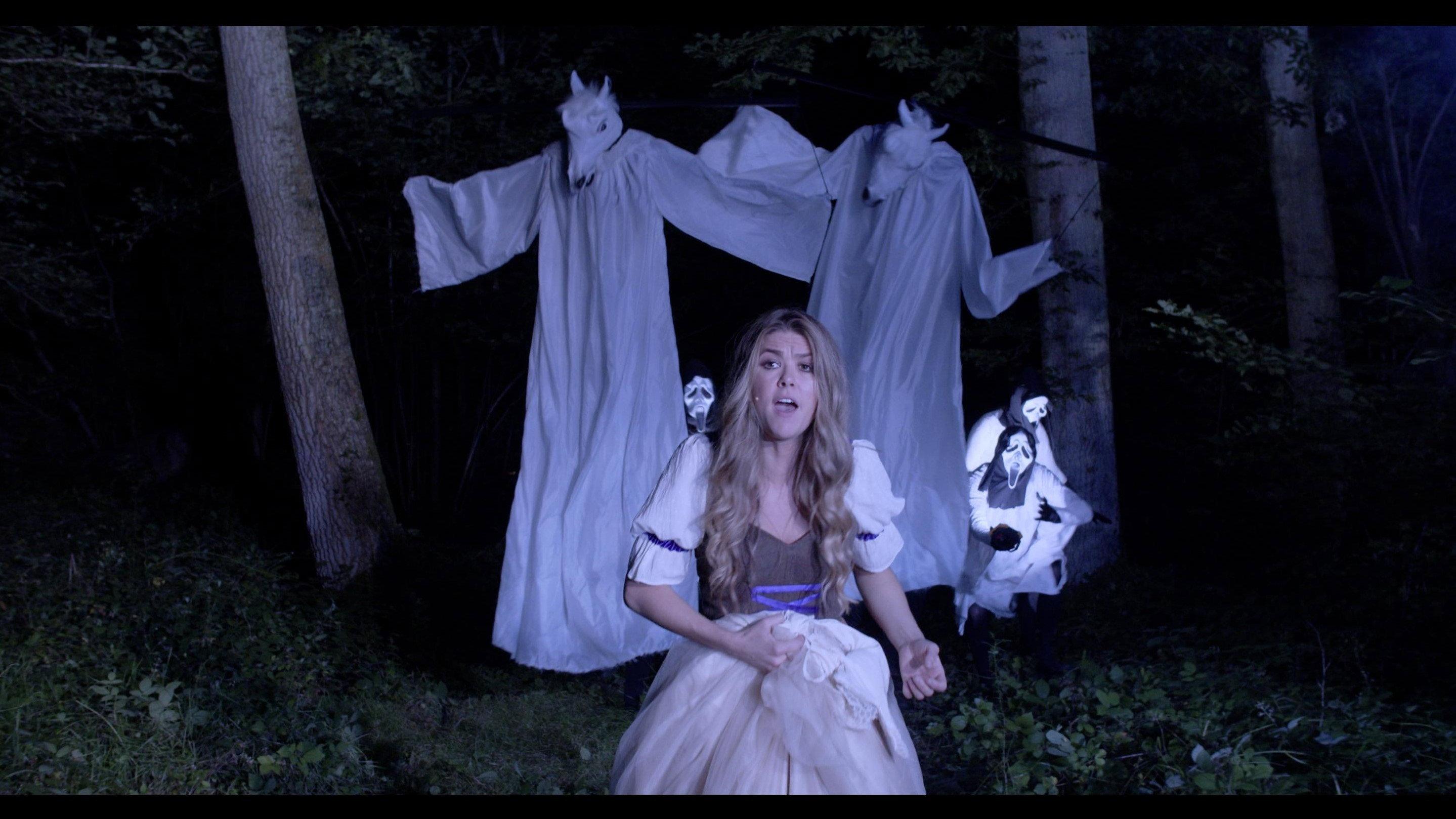 Peter Duncan's Cinderella 2021 movie scene