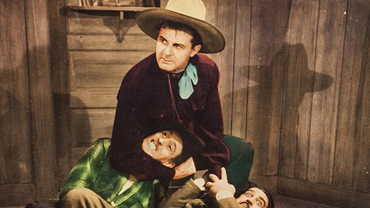 Land of Hunted Men 1943 movie scene