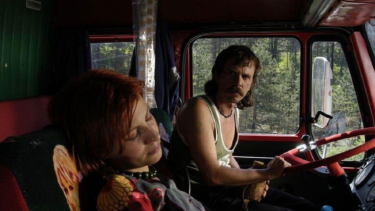 The Red Colored Grey Truck 2004 movie scene
