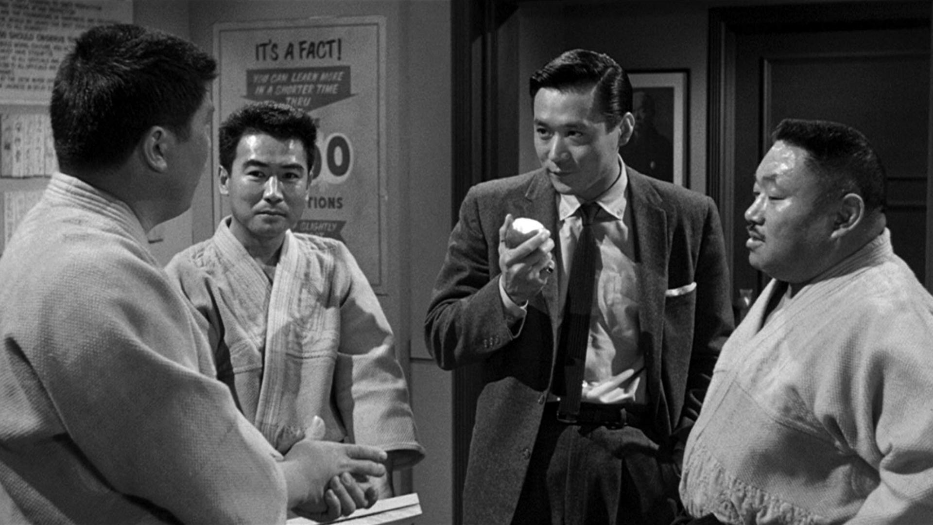 The Crimson Kimono 1959 movie scene
