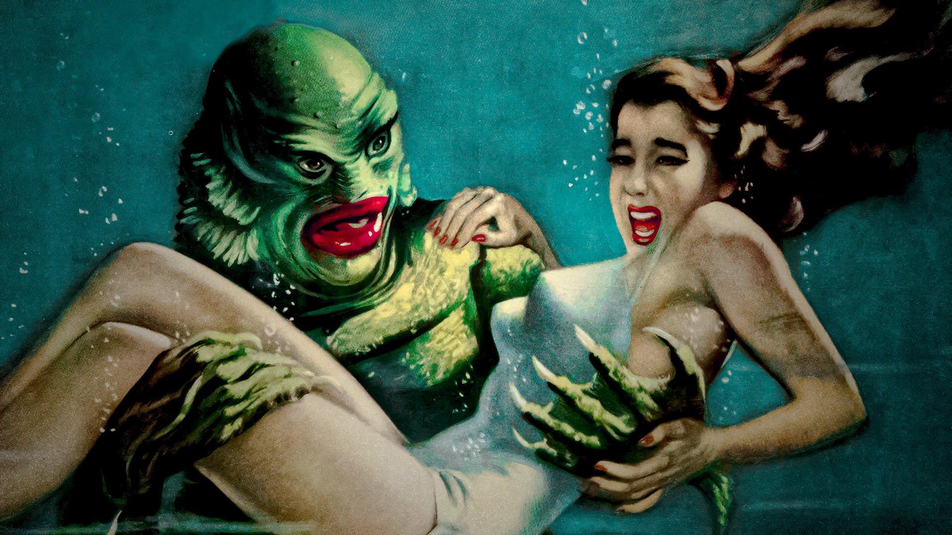 Creature from the Black Lagoon 1954 movie scene