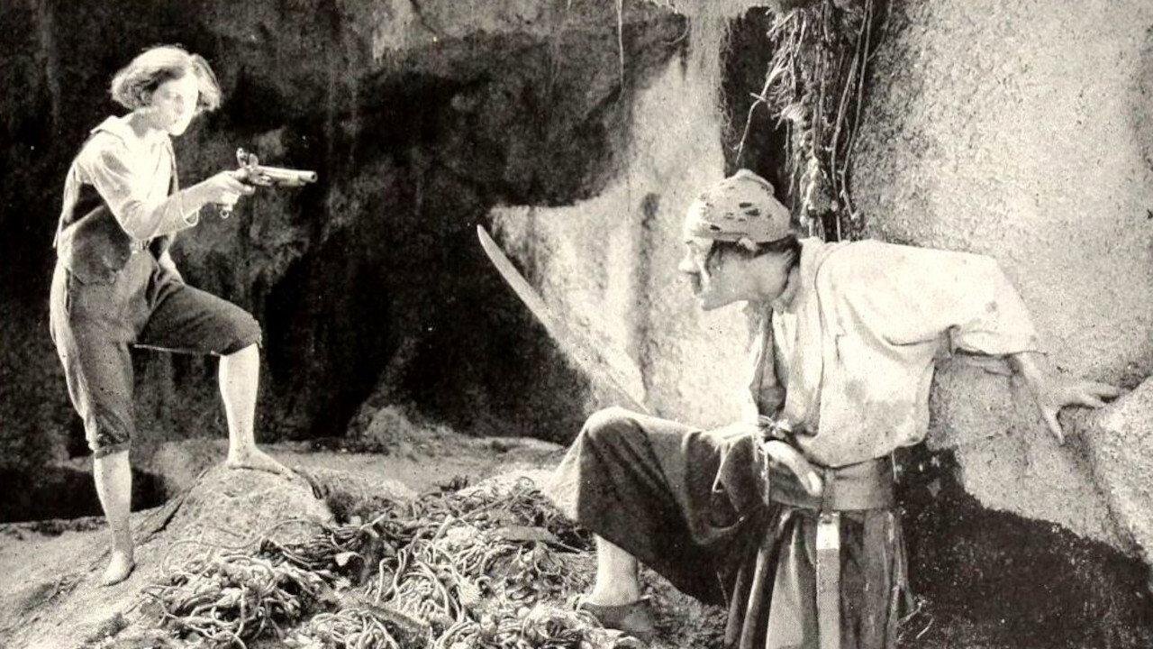 Treasure Island 1920 movie scene