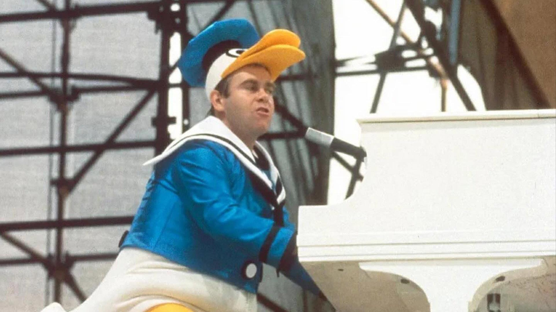 Elton John: Central Park, NYC 1980 1980 movie scene
